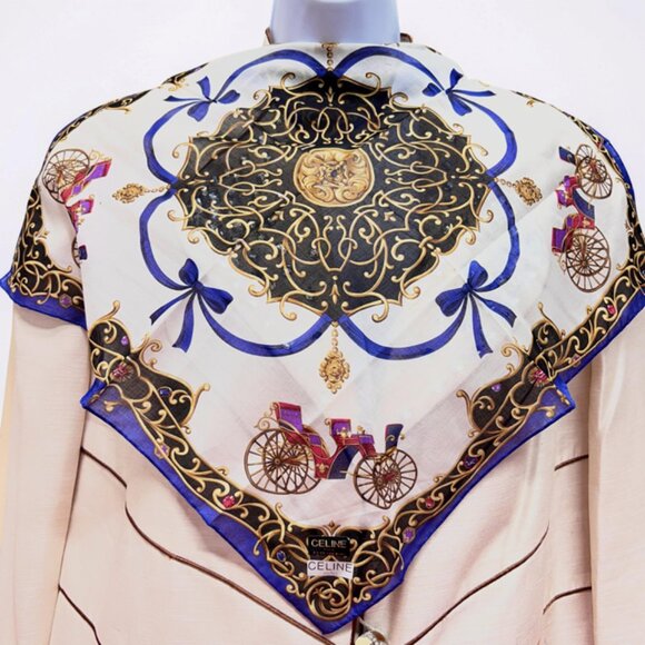 New with sticker Celine Paris MiniScarf/Handker cotton19